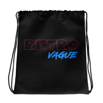 Retro Neon Drawstring Bag